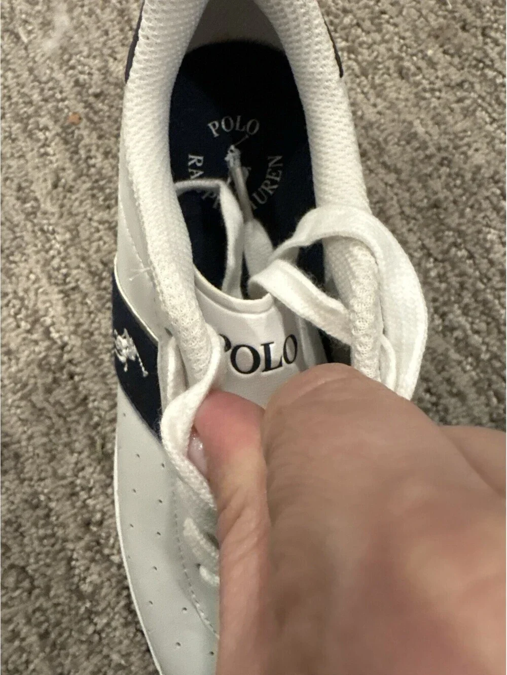 Polo Ralph Lauren Boys' Polo Court Vulc Sneakers (Youth) Size 13 New
